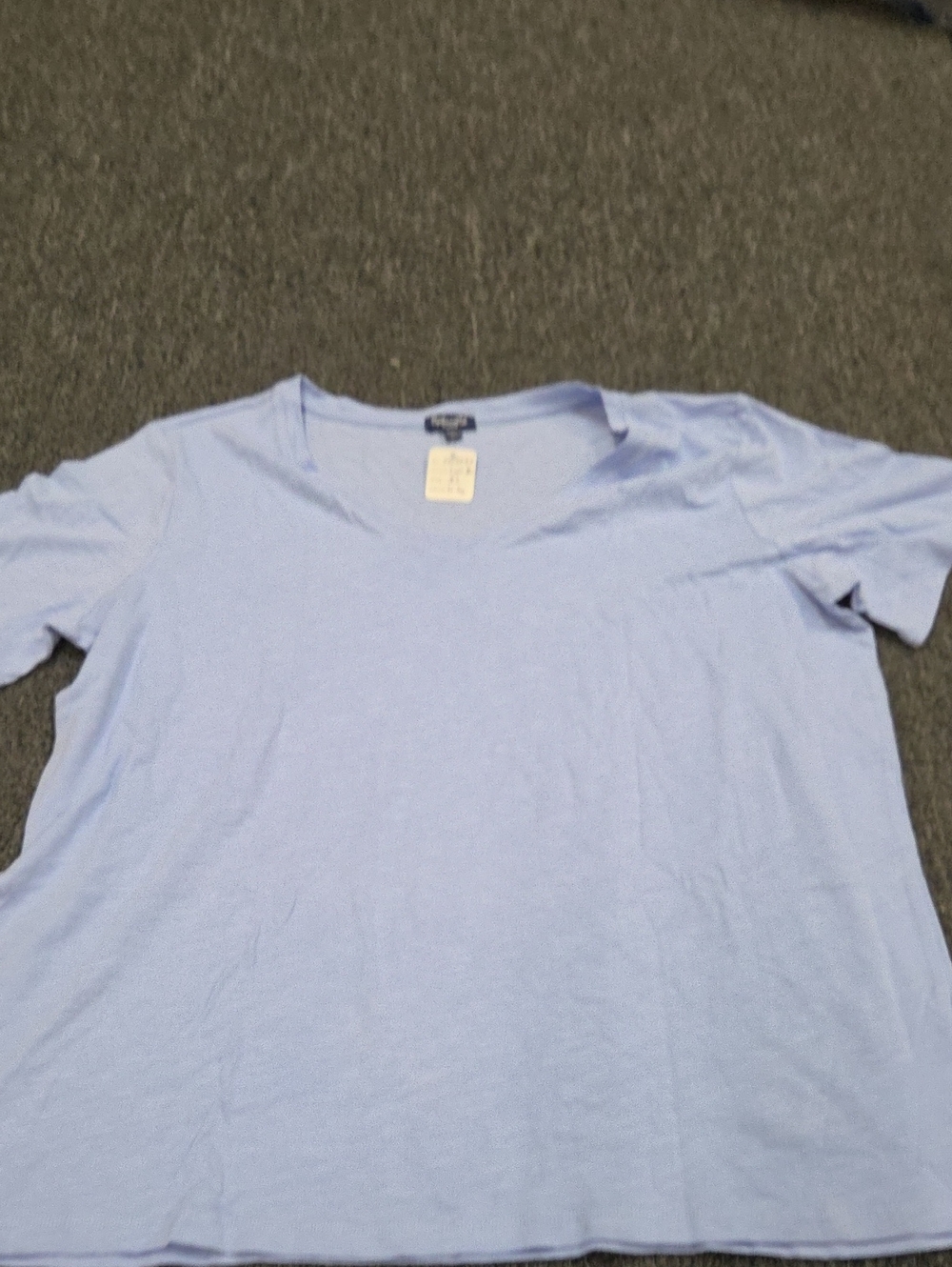 (#4) Splendid Light Blue Short Sleeve V-Neck Tee
